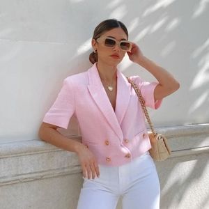 🎈LAST ONE! Zara Buttons Textured weaves blazers